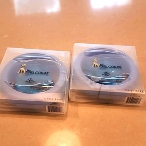 the CHILL COLLAR(x2)- Cooling Collars for Dogs M